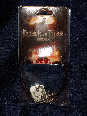 Attack on Titan Bracelet: Military Police Emblem (Metal)