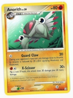 Pokemon TCG Card: Claw Fossil Stage 1: Anorith