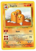Pokemon TCG Card: Diglett Stage 1: Dugtrio