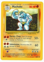 Pokemon TCG Card: Machop Stage 1: Machoke