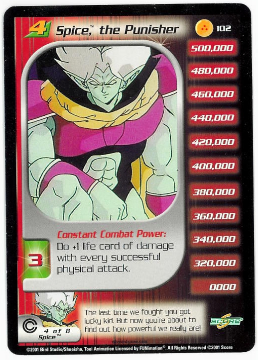 DBZ COLLECTIBLE CARD dbz collectible card: