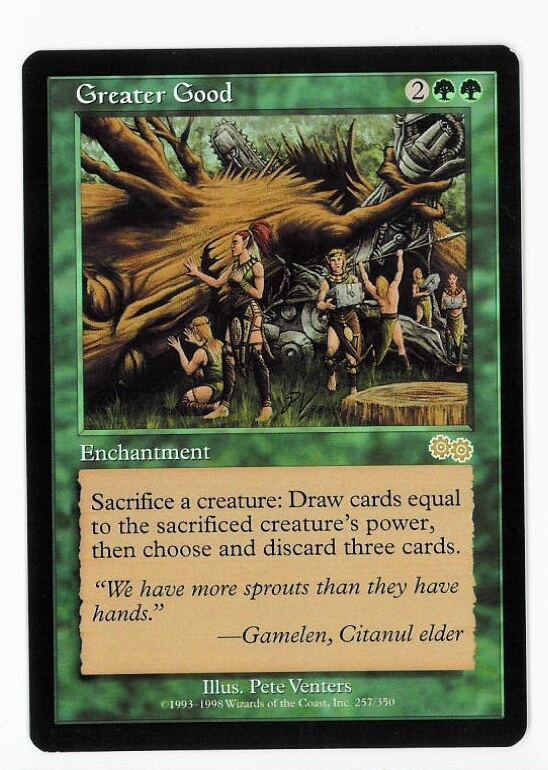 =Chameleon's Den= Magic the Gathering Urza's Saga Card