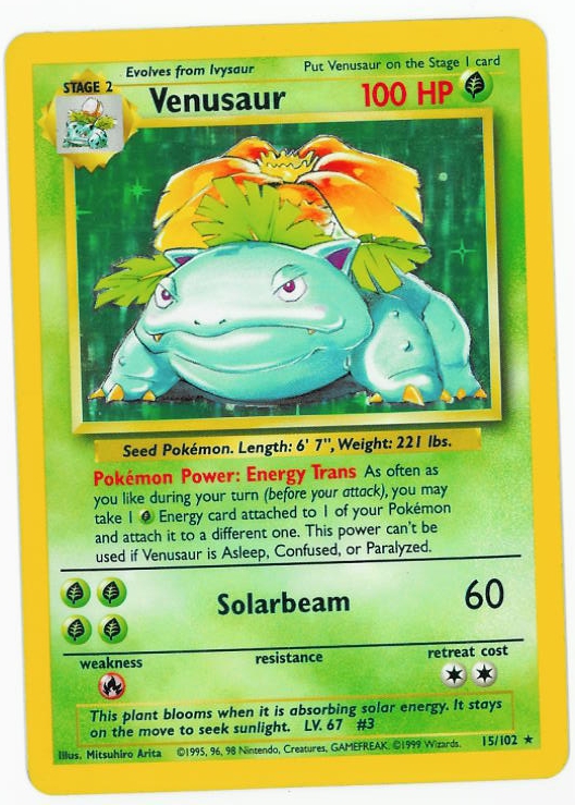 build a bear bulbasaur card