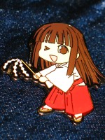 Mahou Sensei Negima Pin: 1½" Konoe Konoka in Priestess Clothes (Metal)