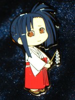 Mahou Sensei Negima Pin: 1½" Sakurazaki Setsuna in Priestess Clothes (Metal)