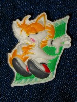Sonic the Hedgehog Pin: Tails at the Beach (PVC)