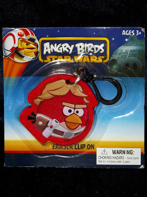 Angry Birds Keychain: Star Wars Luke Skywalker Eraser