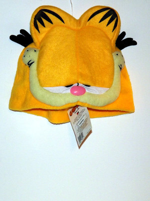 Garfield Plush Cap: Garfield the Cat Fleece Cap