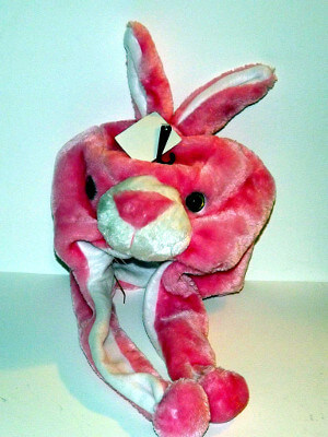 Plush Cap: Fluffy Bunny Fleece Cap