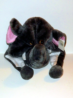 Plush Cap: Friendly Elephant Fleece Cap