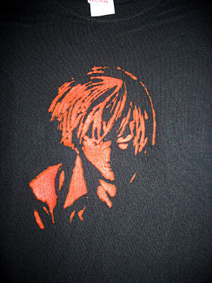 Death Note Fanart T-Shirt: Yagami Light (Large)