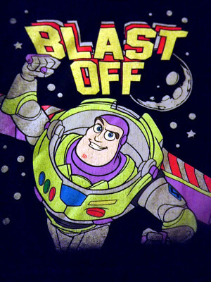 Toy Story T-Shirt: Buzz Lightyear, "Blast Off" (3T)