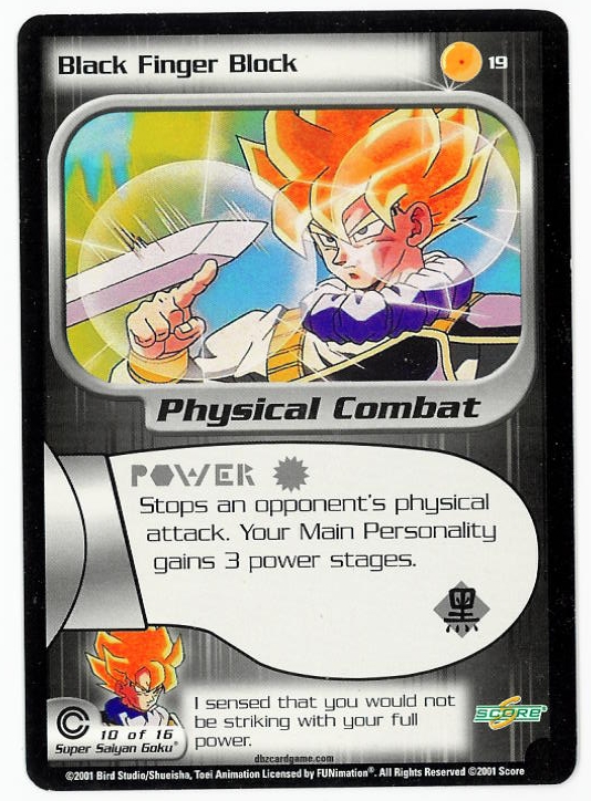 -=Chameleon's Den=- Dragon Ball Z CCG Game Card: Black ...