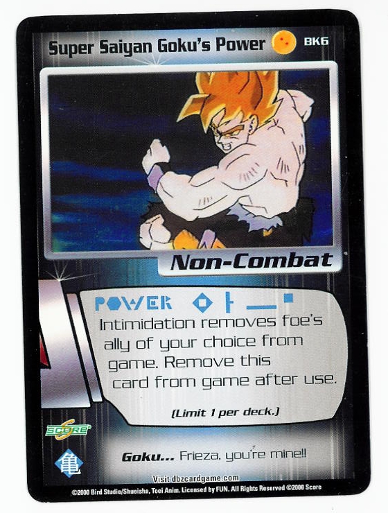 Chameleon S Den Dragon Ball Z Ccg Game Card Super Saiyan Goku S