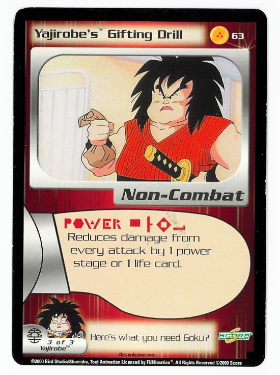 Chameleon S Den Dragon Ball Z Ccg Game Card Yajirobe S Gifting
