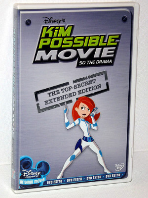 DVD: Kim Possible Movie So The Drama The Top-Secret Extended Edition