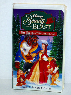 Disney VHS Tape: Beauty and the Beast: The Enchanted Christmas