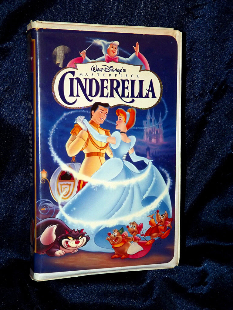 Walt Disney Cinderella Vhs Vcr Tape Clamshell Movie Cartoon | Sexiz Pix