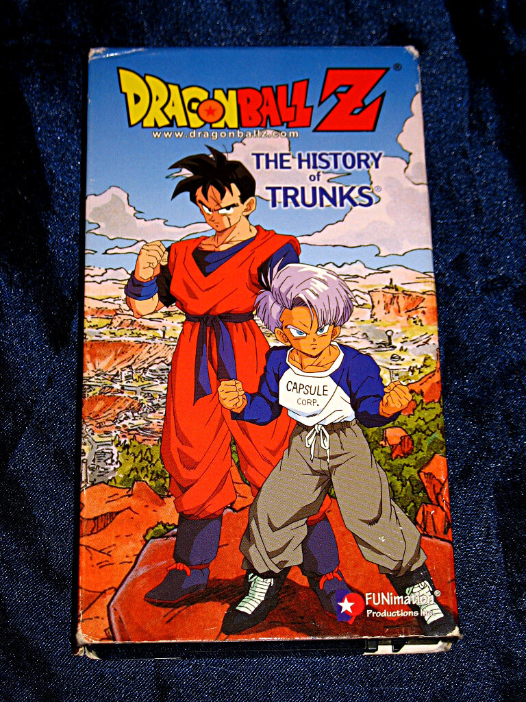 -=Chameleon's Den=- Dragon Ball Z VHS Tape: Movie: The History of Trunks (Dubbed Anime)