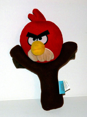 Angry Birds Plushie: 12" Red in a Slingshot