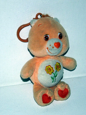 Care Bears Plushie Keychain: 5½" Friend Bear