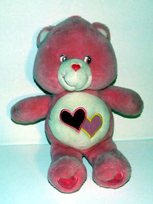 Care Bears Plushie: 13" Love-A-Lot Bear, Shy (Doesn't Talk)
