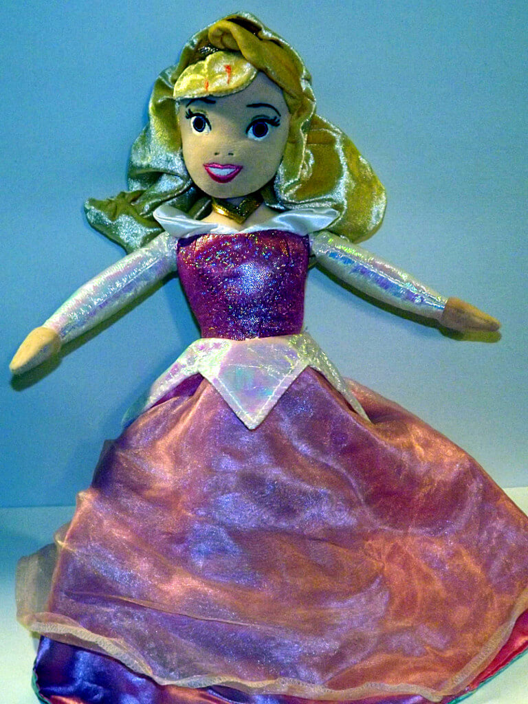 disney reversible plush doll