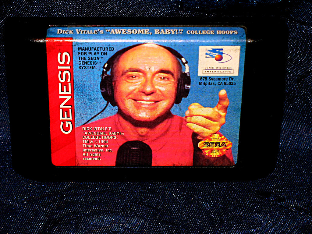 Chameleon S Den Sega Genesis Game Dick Vitale S Awesome Baby College Hoops