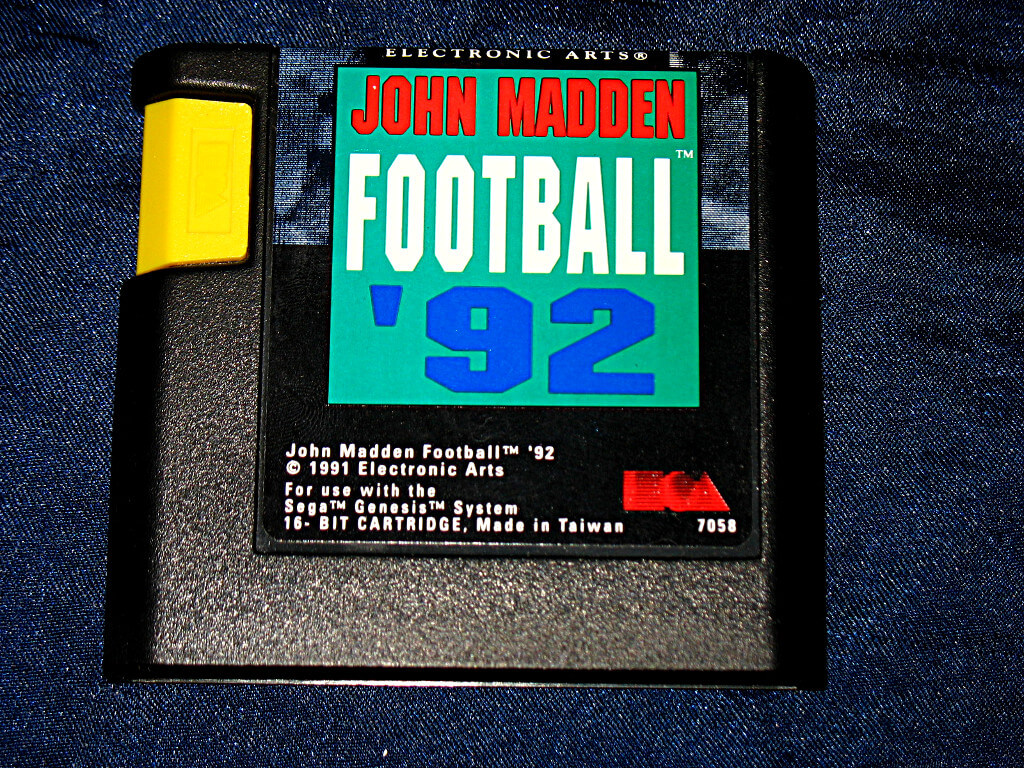 =Chameleon's Den= Sega Genesis Game John Madden Football '92