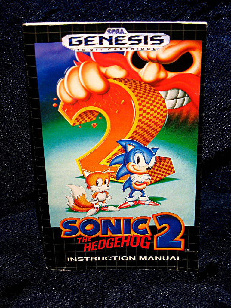 -=Chameleon's Den=- Sega Genesis Game: Sonic the Hedgehog 2 (Not for
