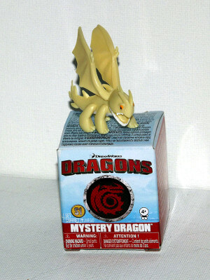 Dragons Mini PVC Figure: 1½" White Night Terror (PVC)