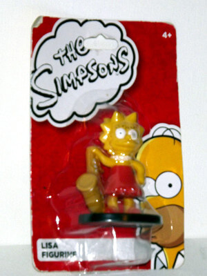 The Simpsons Mini PVC Figure: 2½" Lisa Simpson