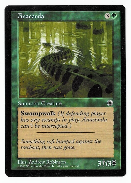 =Chameleon's Den= Magic the Gathering Portal Card Anaconda
